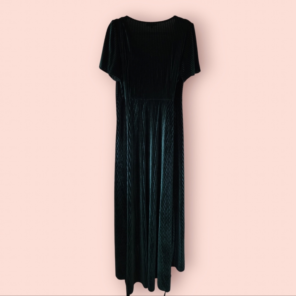 Baltic Born Emerald Green Wrap Maxi Dress - Picture 7 of 10